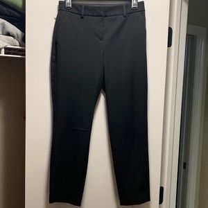 EXPRESS Columnist Ankle Mid Rise Black Dress Pants